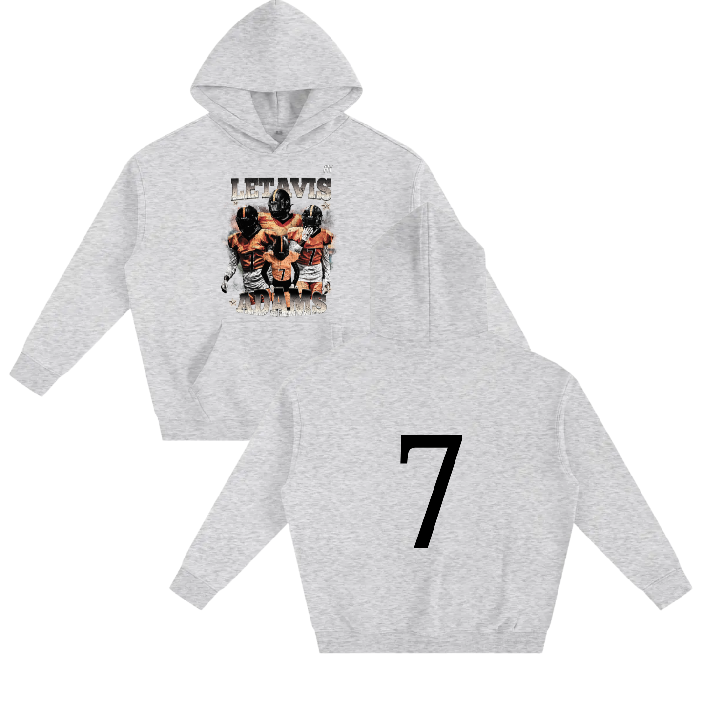 Letavis Adams Oversize Fleeced Hoodie