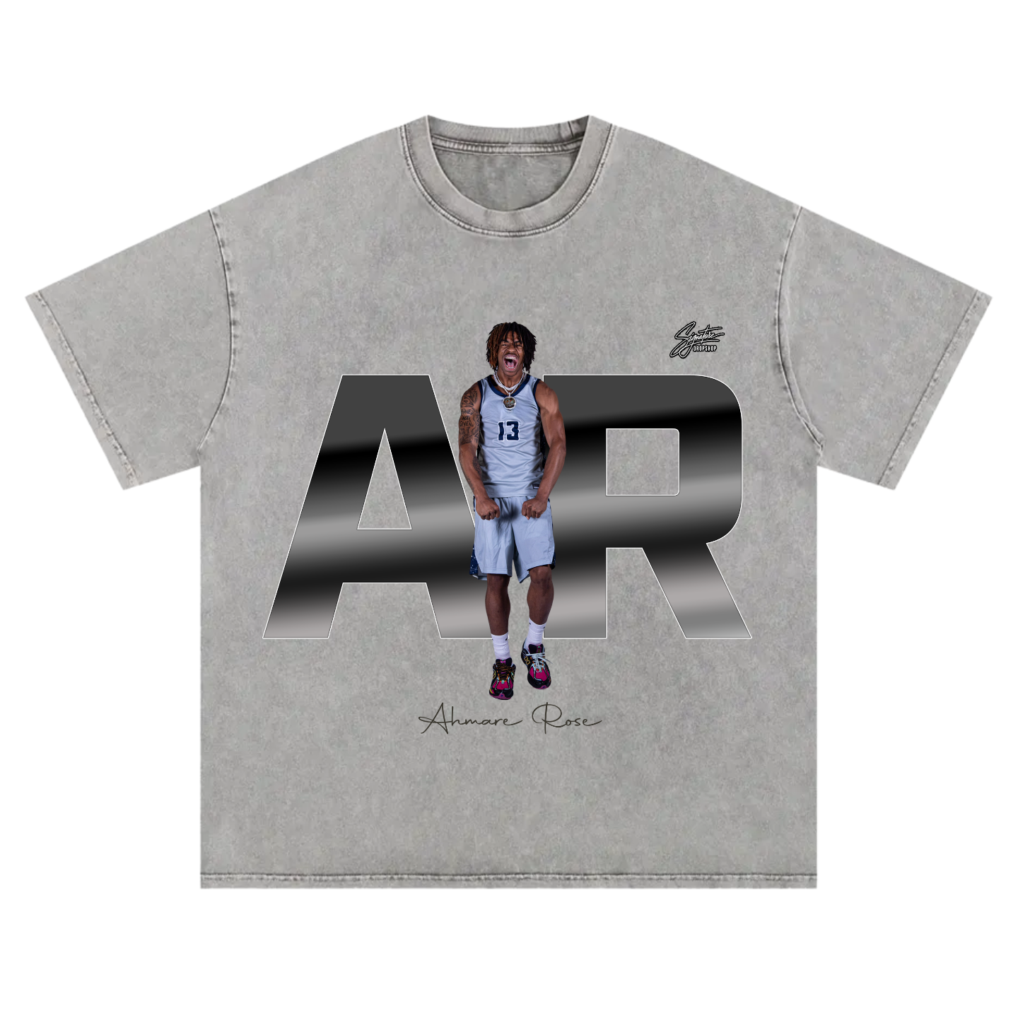 Ahmare Rose Oversized T-shirt