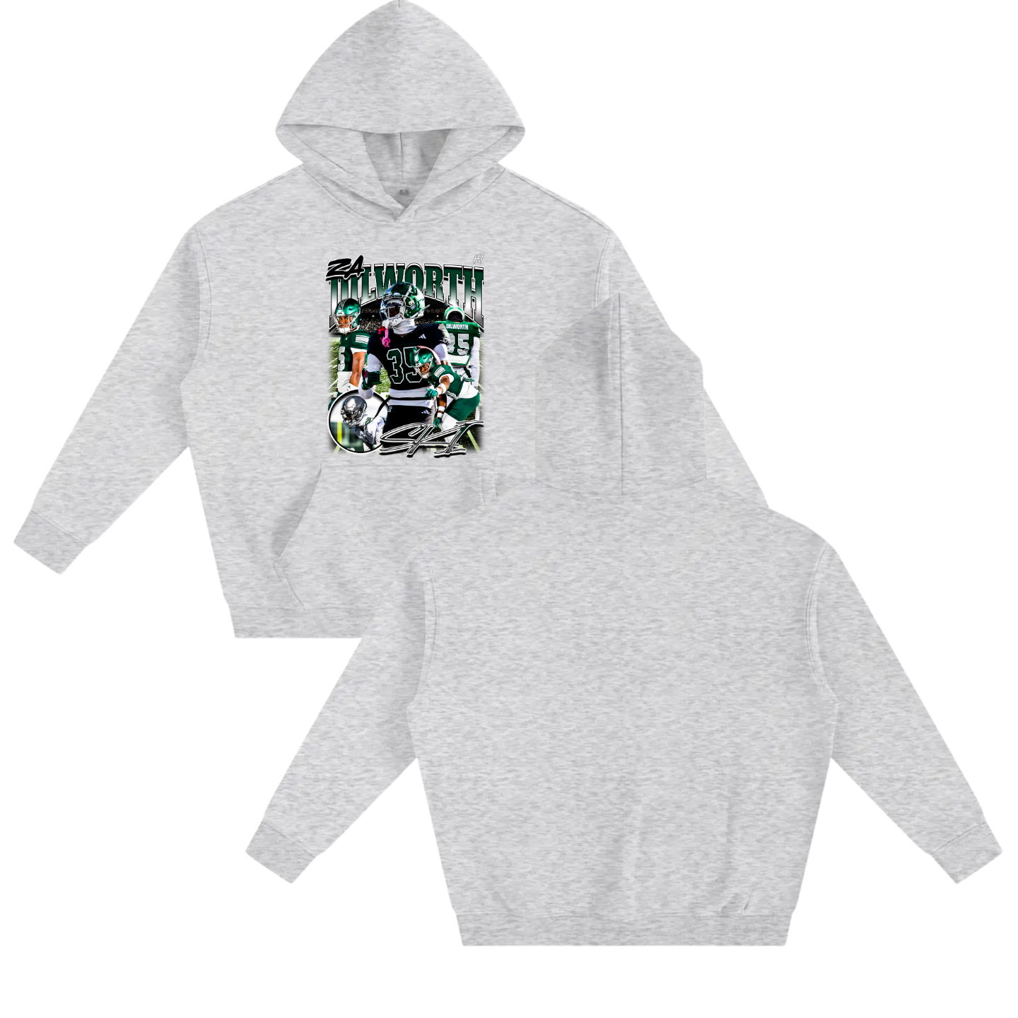 Za Dilworth Oversize Fleeced Hoodie
