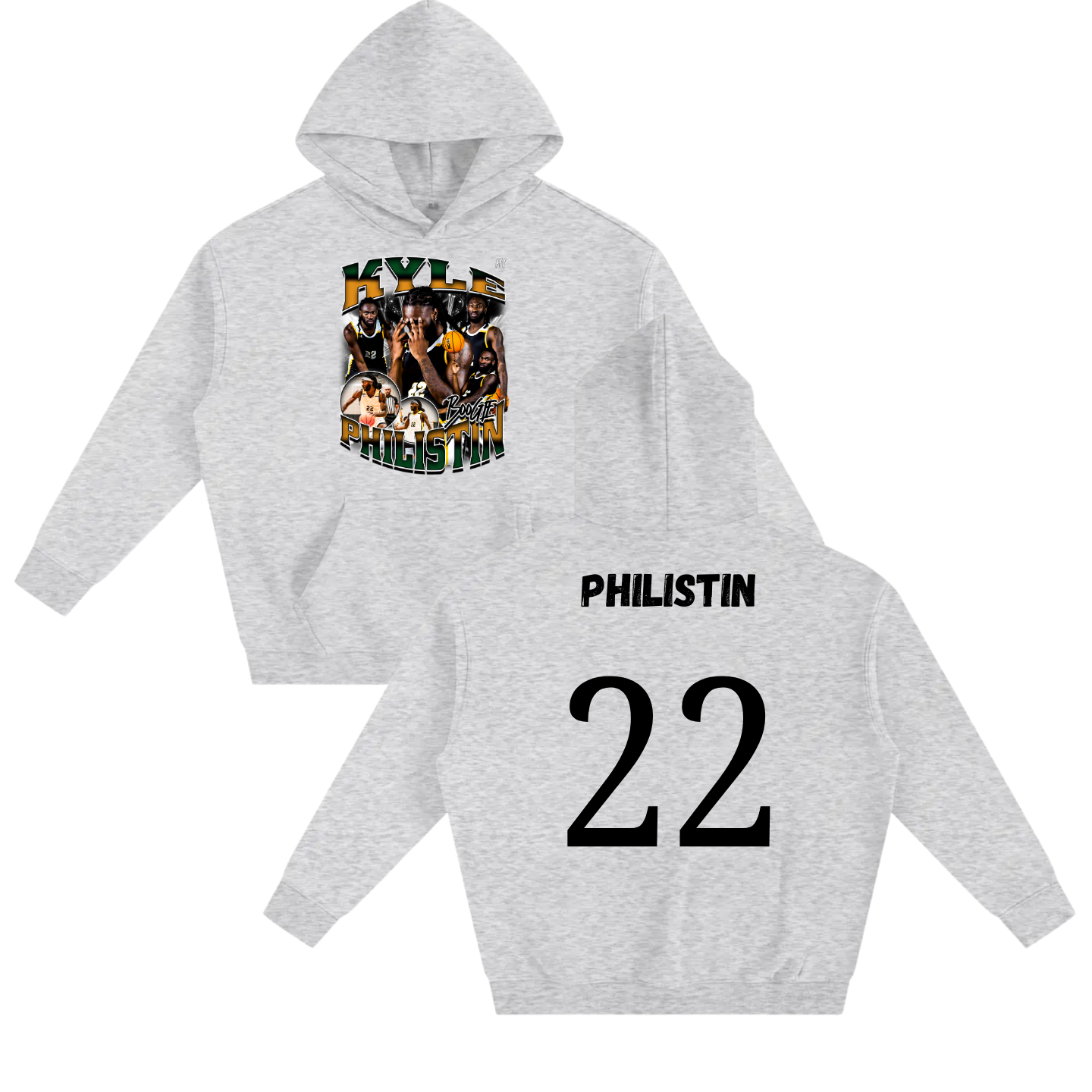 Kyle Philistin Oversize Fleeced Hoodie