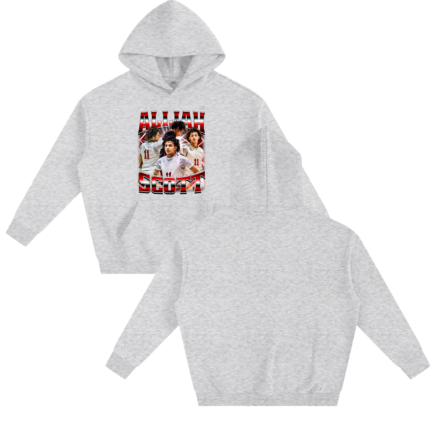 Alijah Scott Oversize Fleeced Hoodie