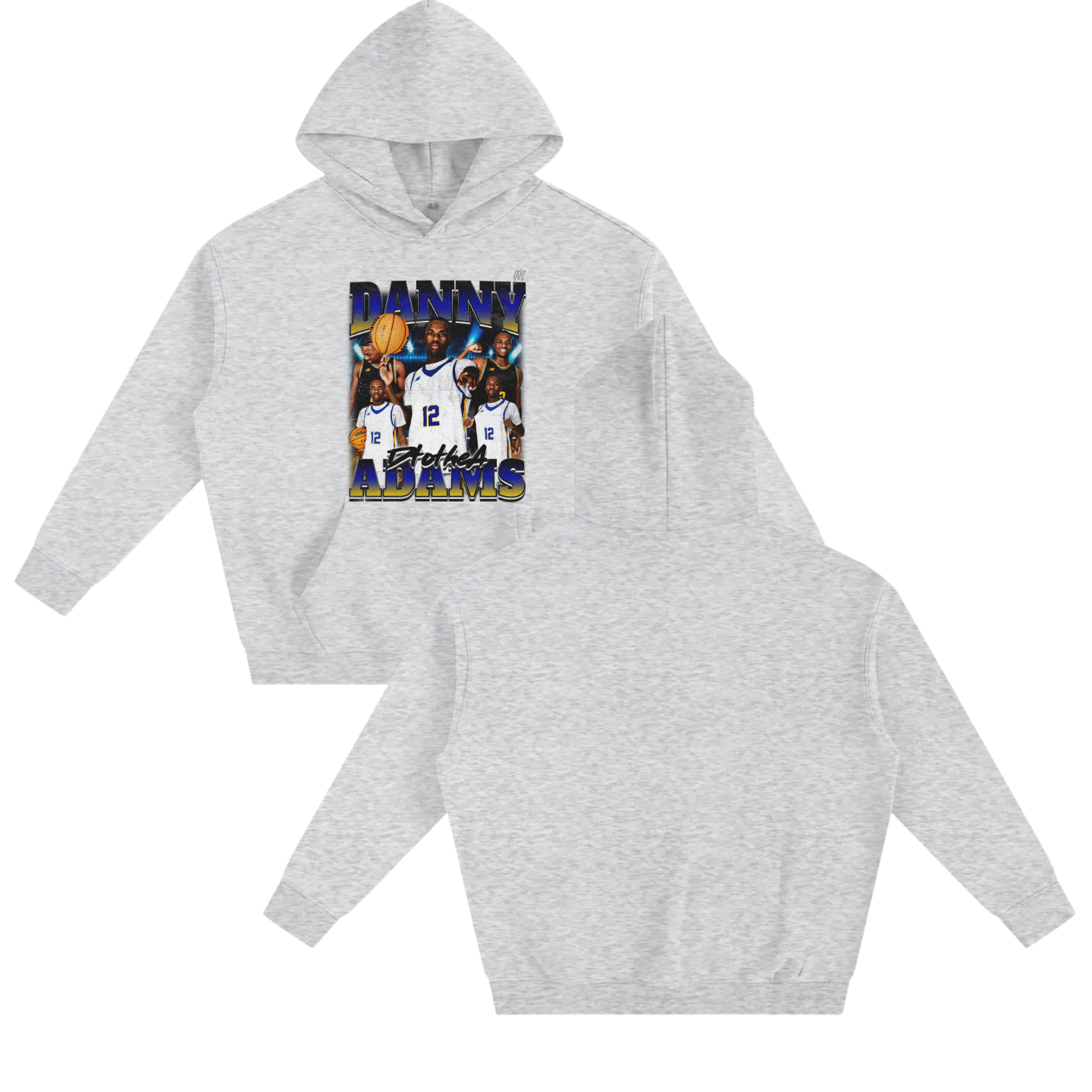 Danny Adams Oversize Fleeced Hoodie