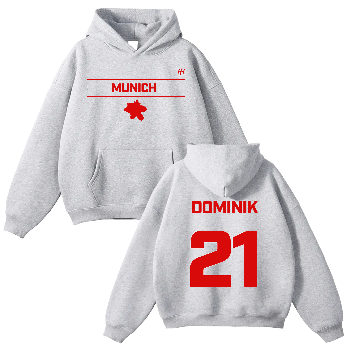 Dominik Valentin Hochadel Oversize Fleeced Hoodie