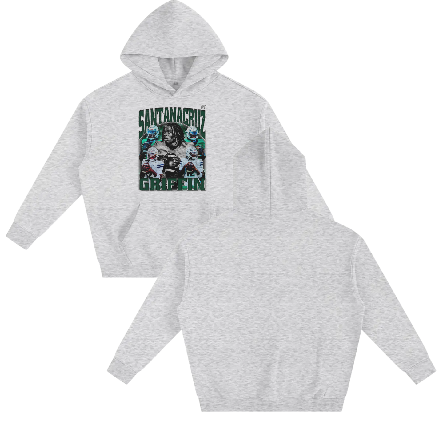 Santanacruz Griffin Oversize Fleeced Hoodie