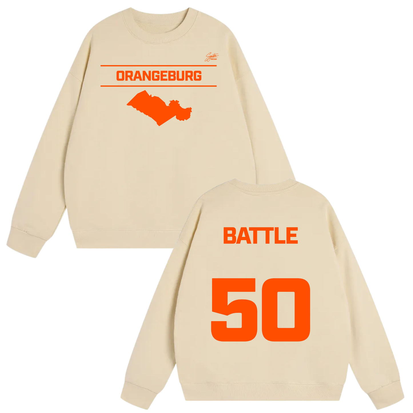 DeMari Battle Heavyweight Crewneck Sweatshirt