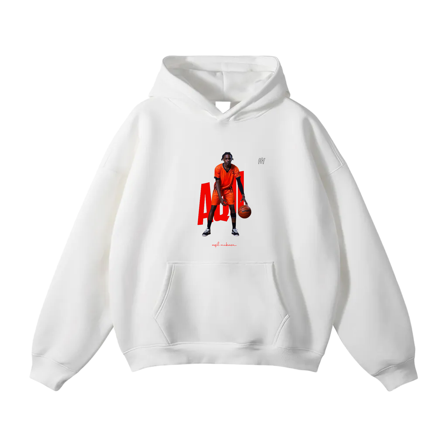 Aqil Mukasa Oversize Fleeced Hoodie