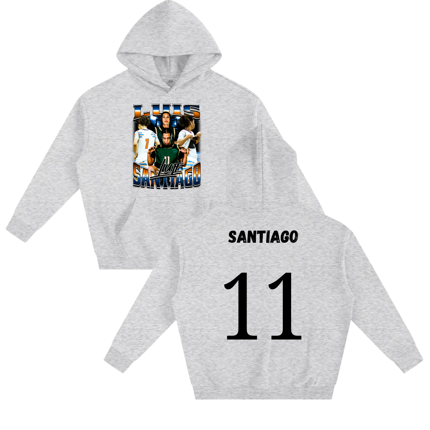 Luis Santiago Oversize Fleeced Hoodie