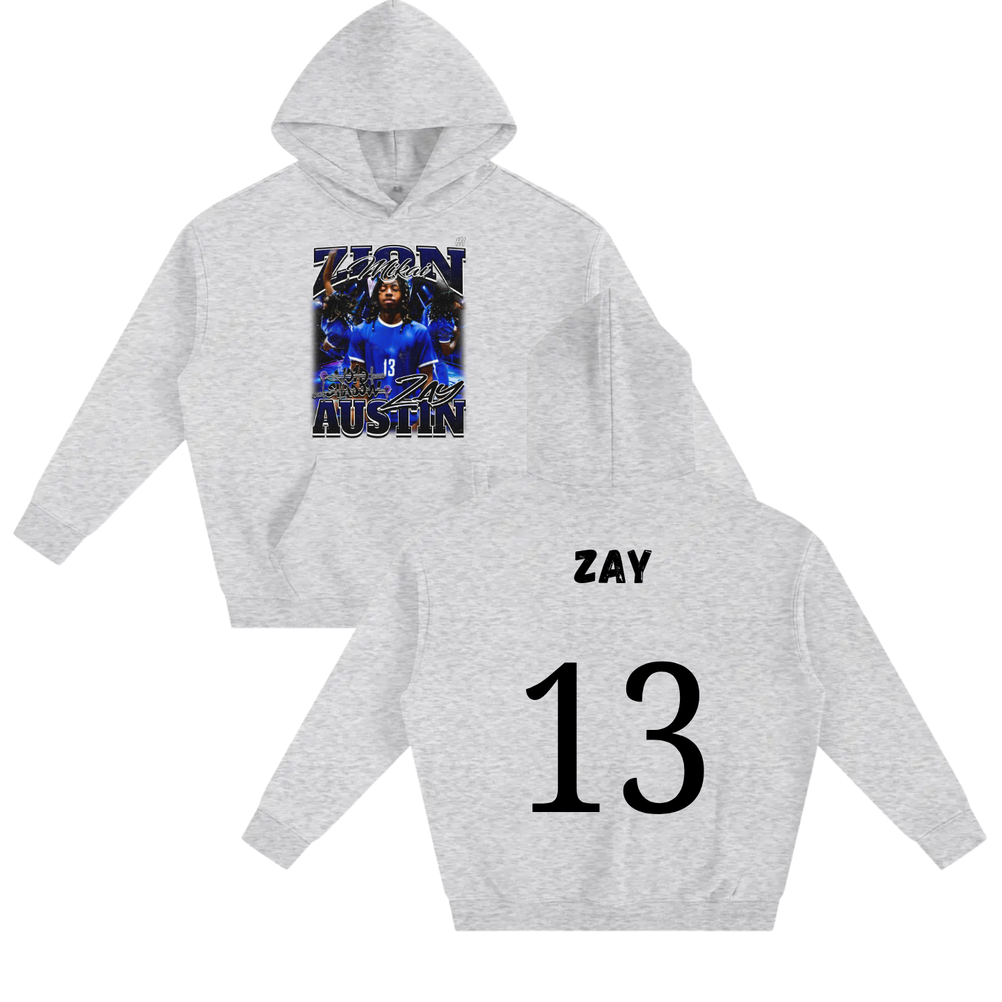 Zion Mikai Austin Oversize Fleeced Hoodie