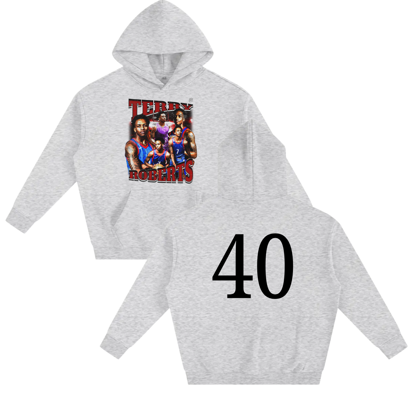 Terry Roberts Oversize Fleeced Hoodie