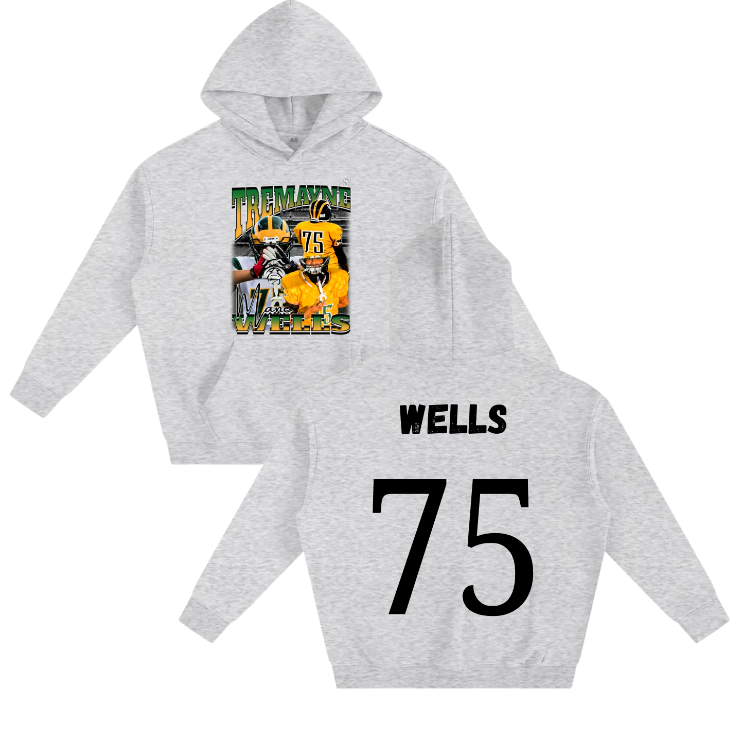 Tremayne wells Oversize Fleeced Hoodie
