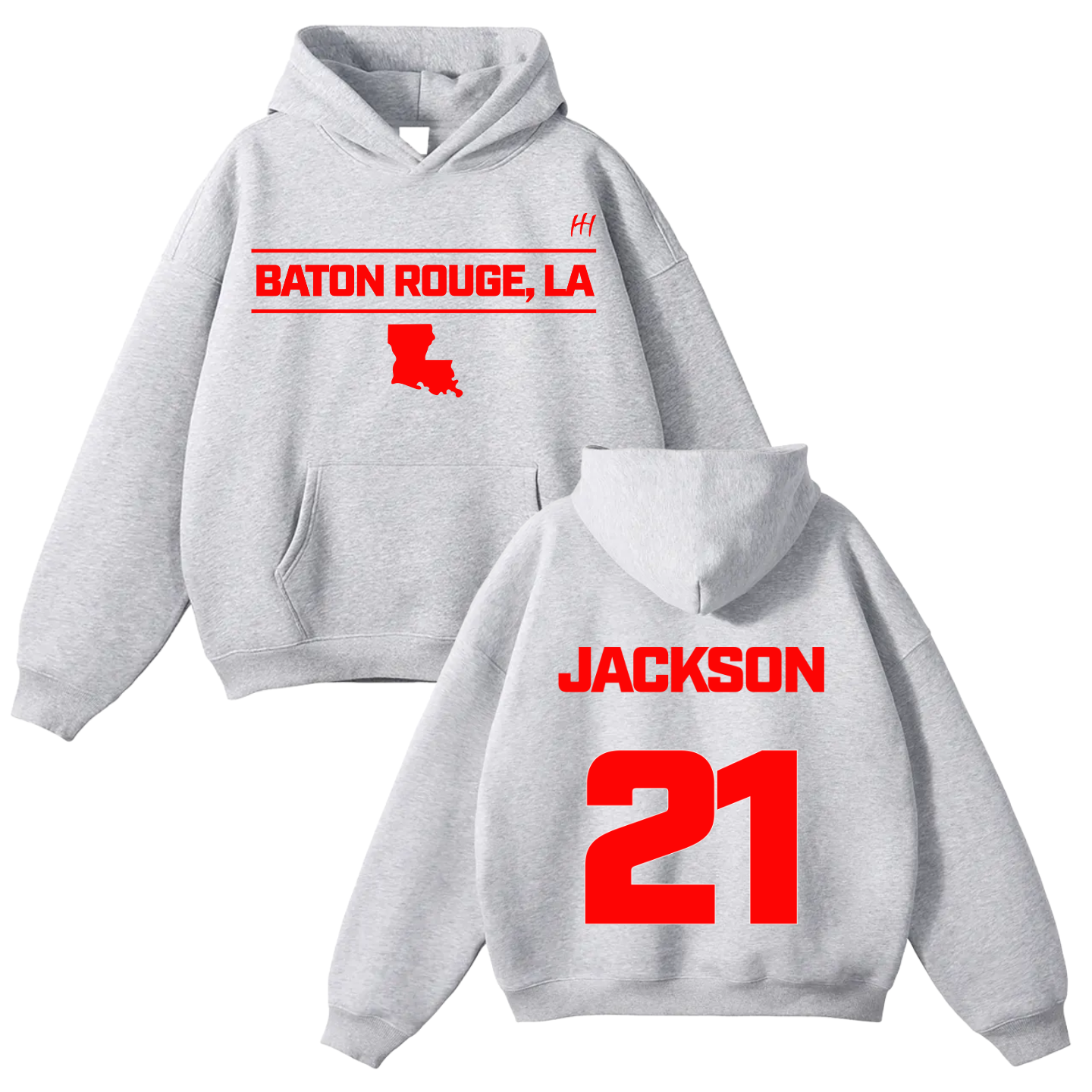 Christopher Ryan Jackson Oversize Fleeced Hoodie