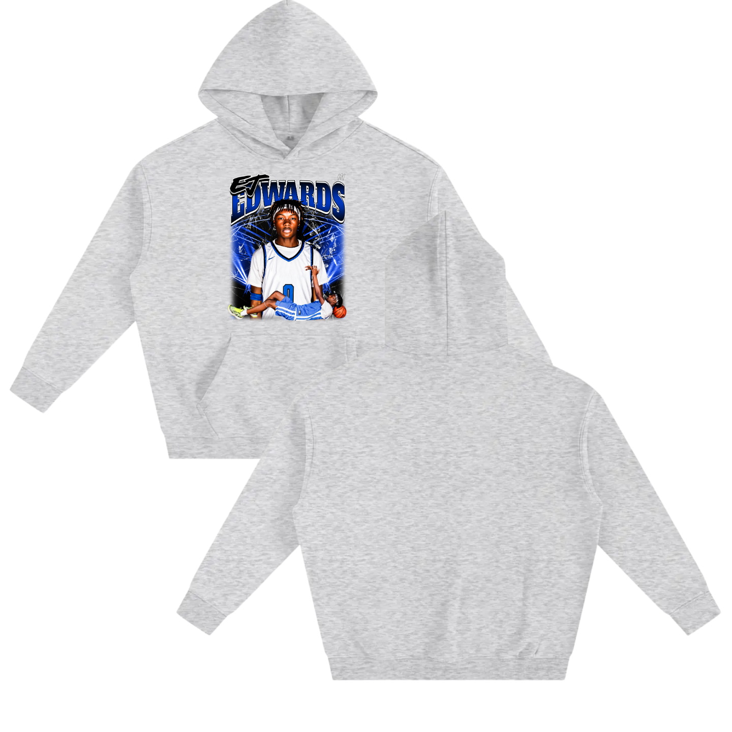 EJ Edward Oversize Fleeced Hoodie