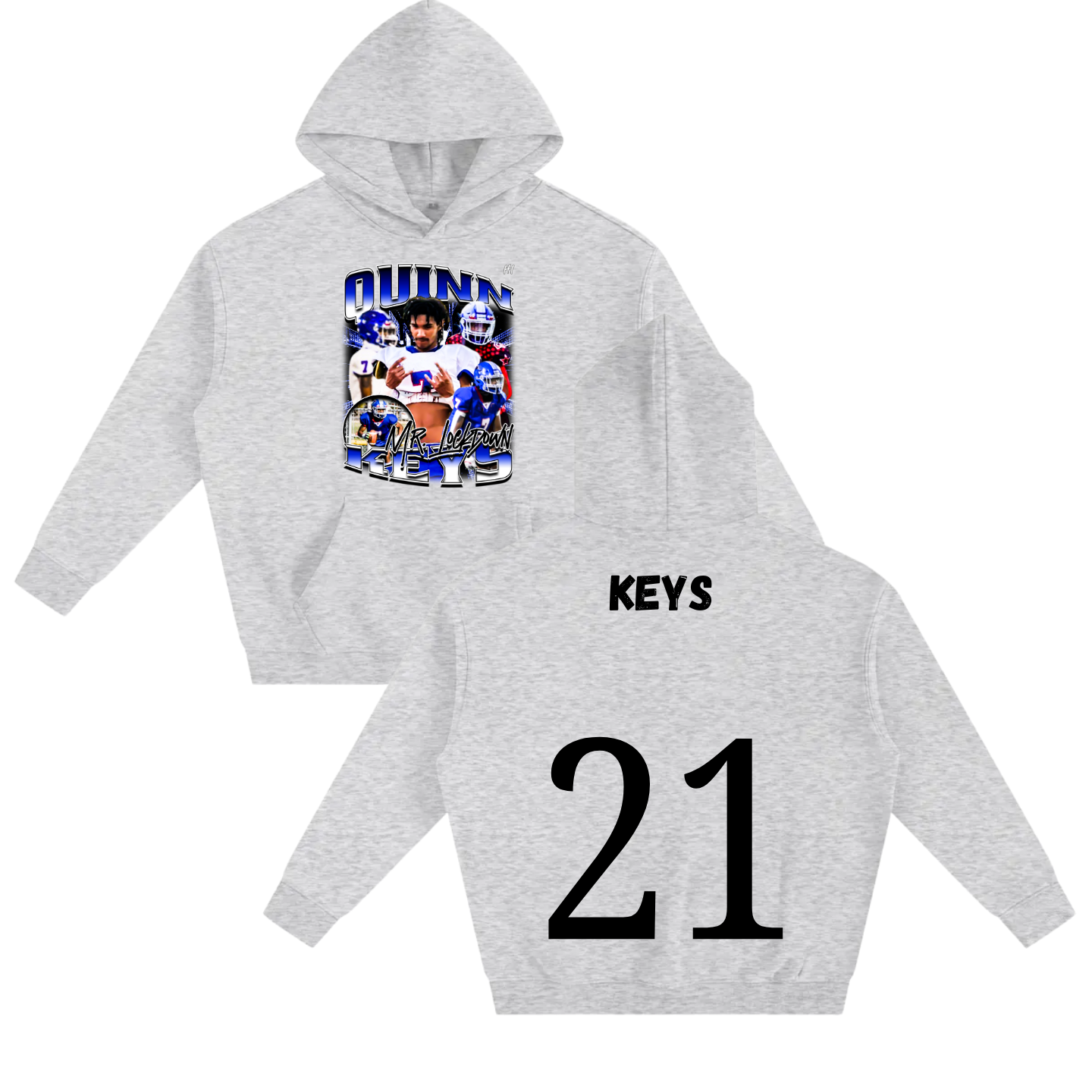 Quinn Keys Oversize Fleeced Hoodie