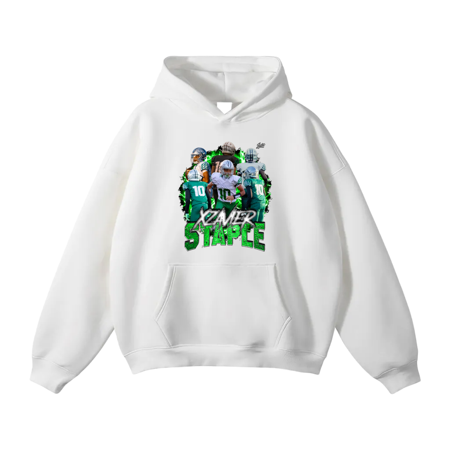 Xzavier Staple Oversize Fleeced Hoodie