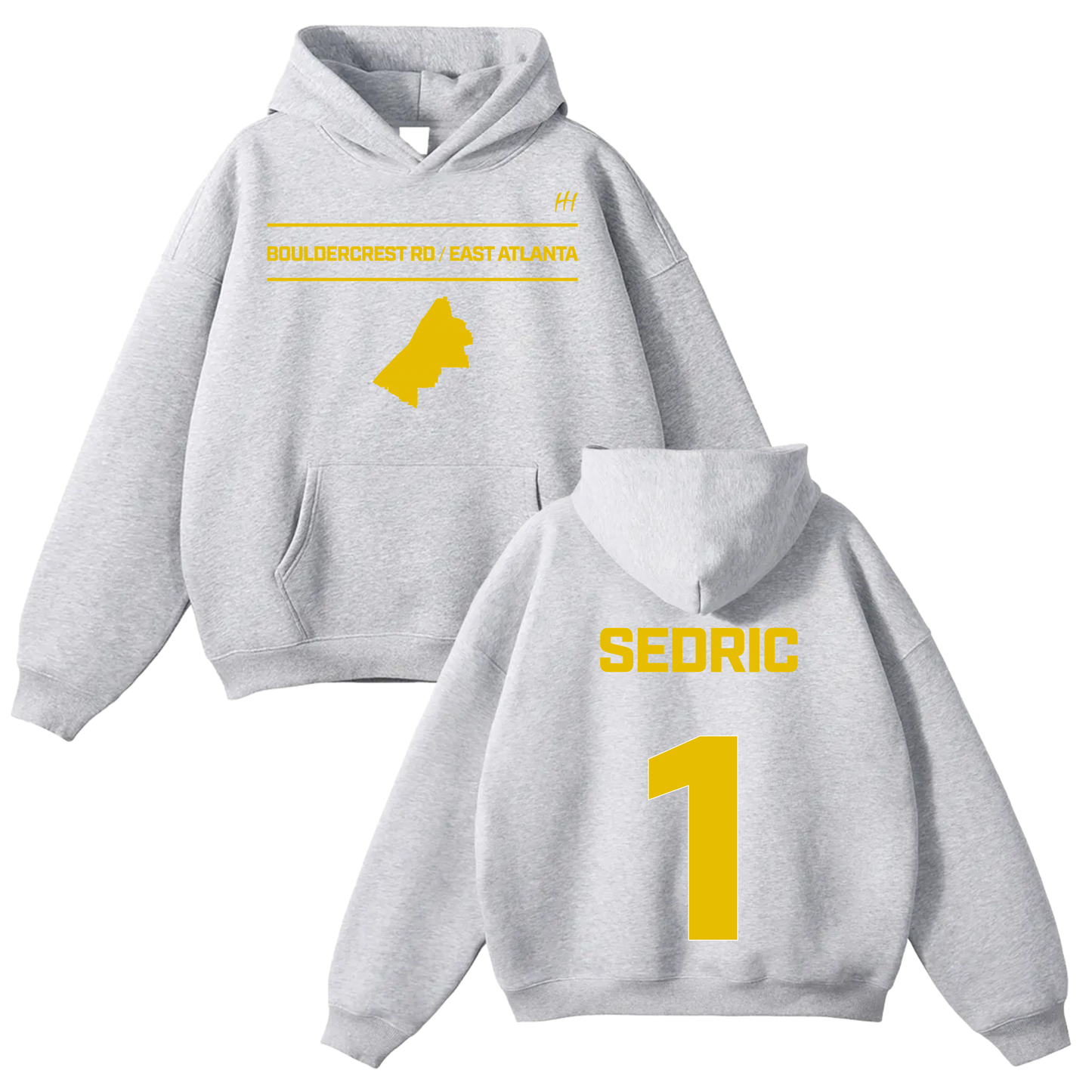 Sedric Jefferson Oversize Fleeced Hoodie