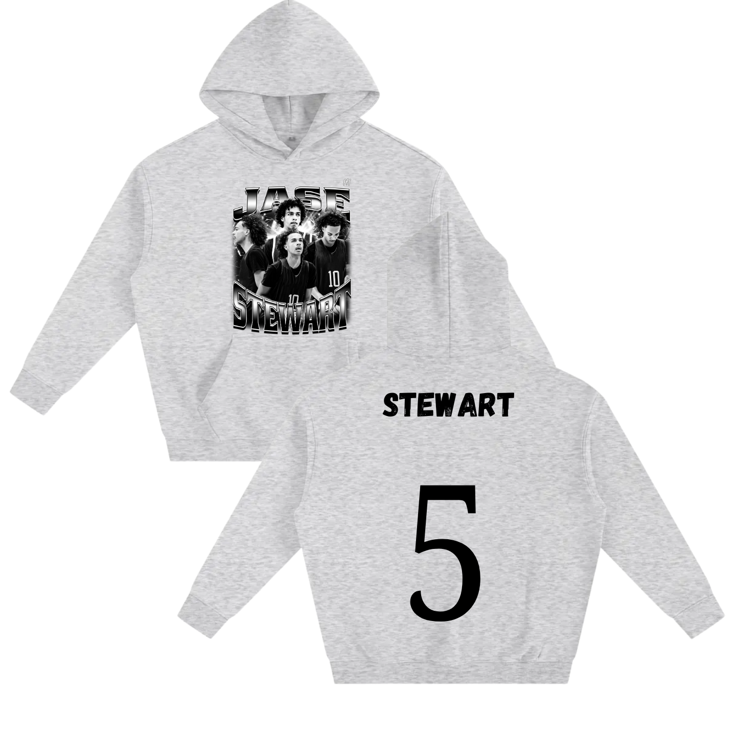 Jase Stewart Oversize Fleeced Hoodie