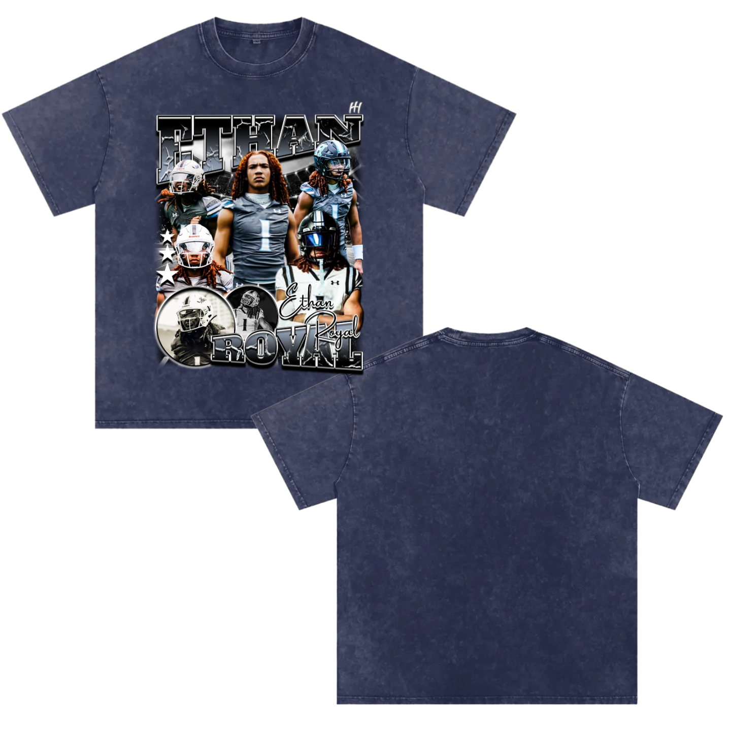 Ethan Royal Heavyweight Oversized T-shirt