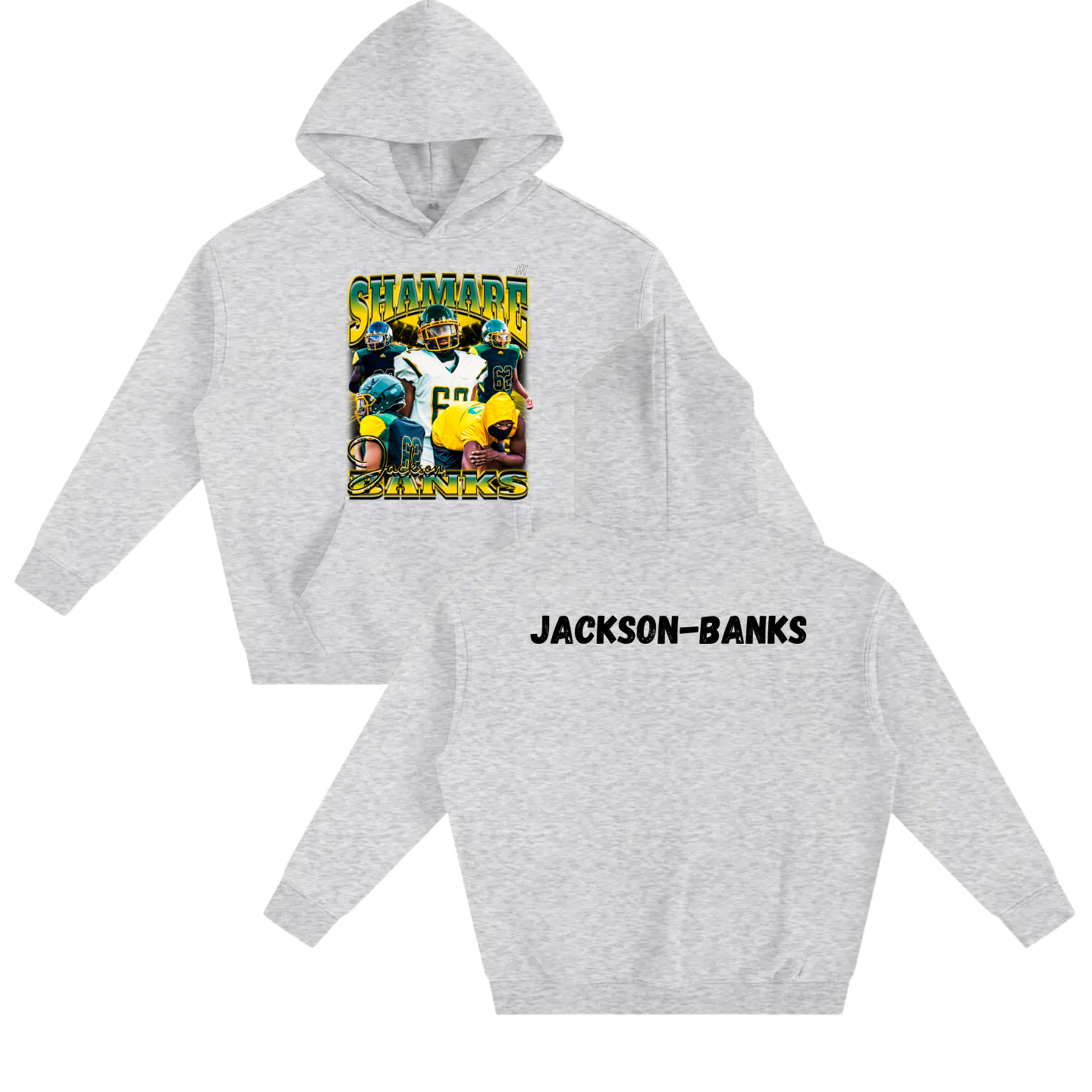 Shamare’ Jackson-Banks Oversize Fleeced Hoodie