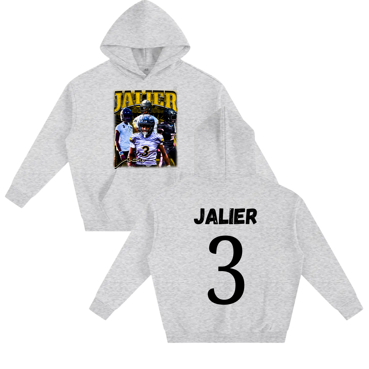 Jalier Oversize Fleeced Hoodie