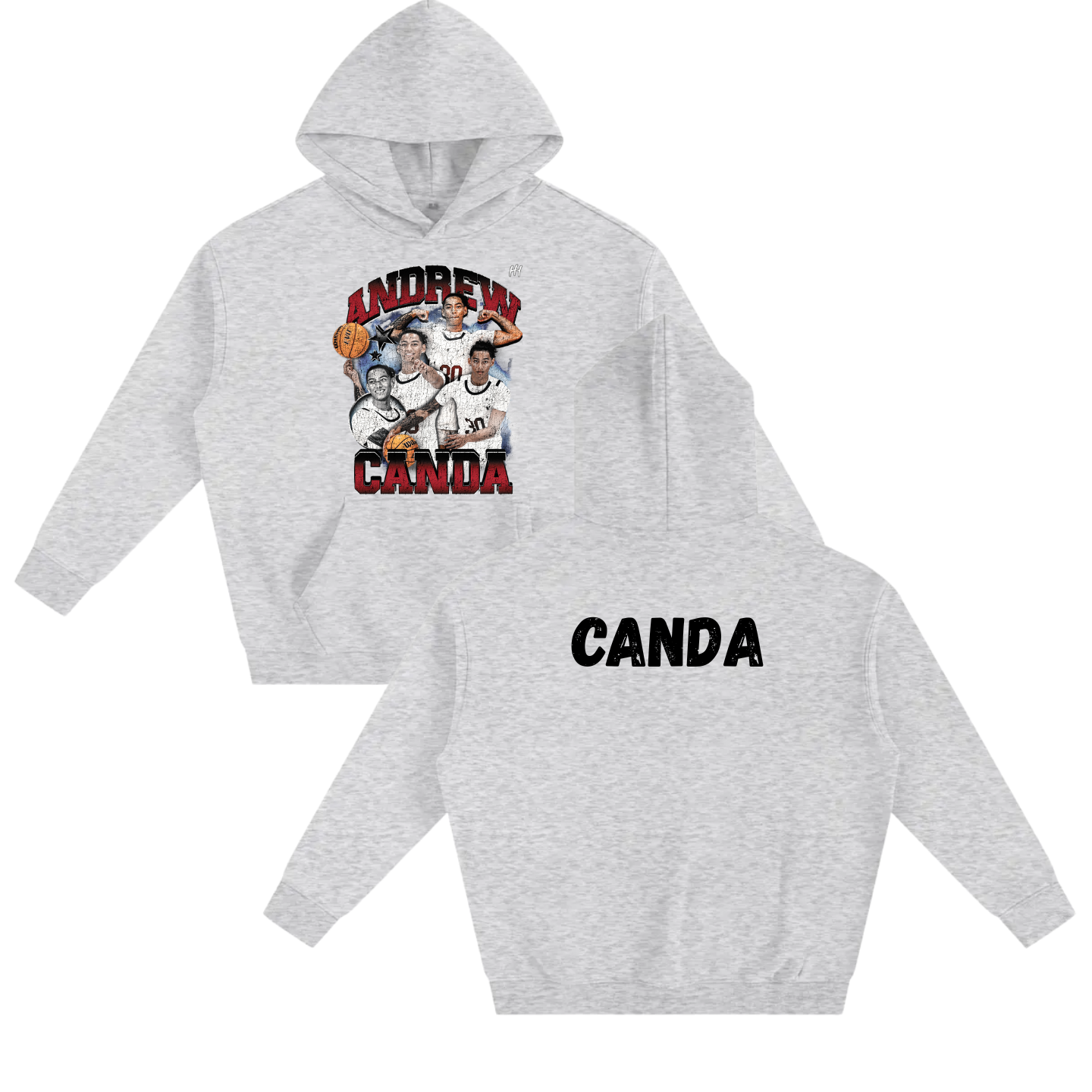Andrew Canda Oversize Fleeced Hoodie