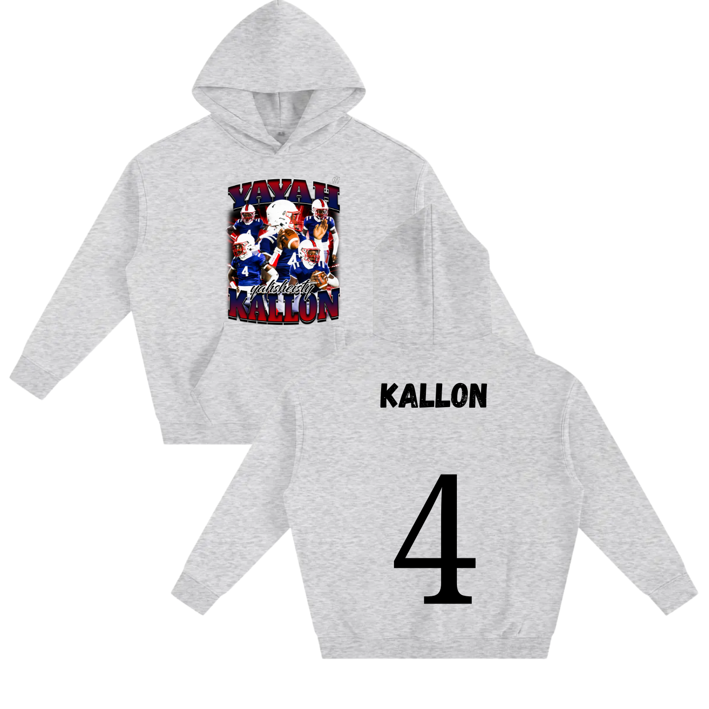 Yayah Kallon Oversize Fleeced Hoodie