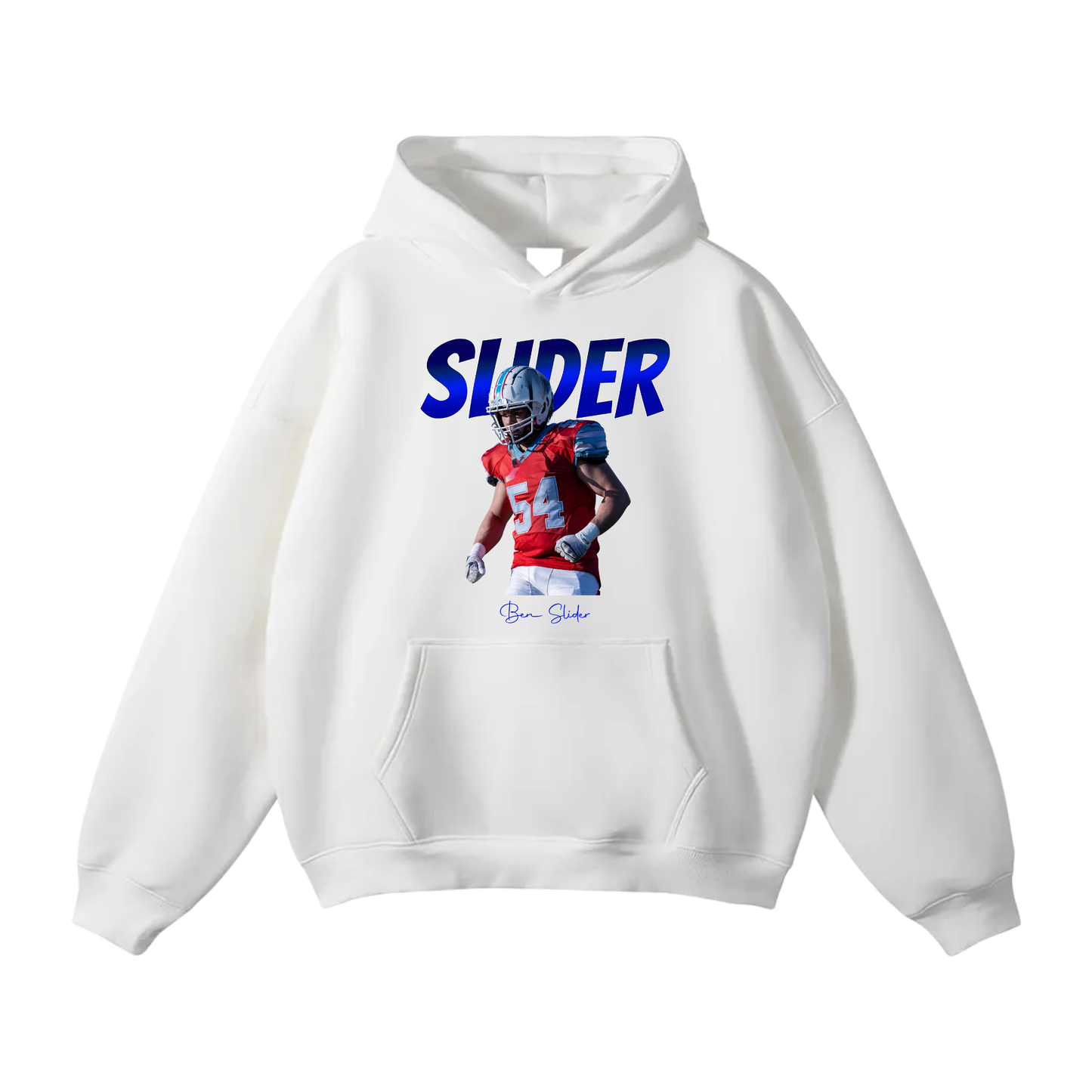 Ben Slider Oversize Fleeced Hoodie