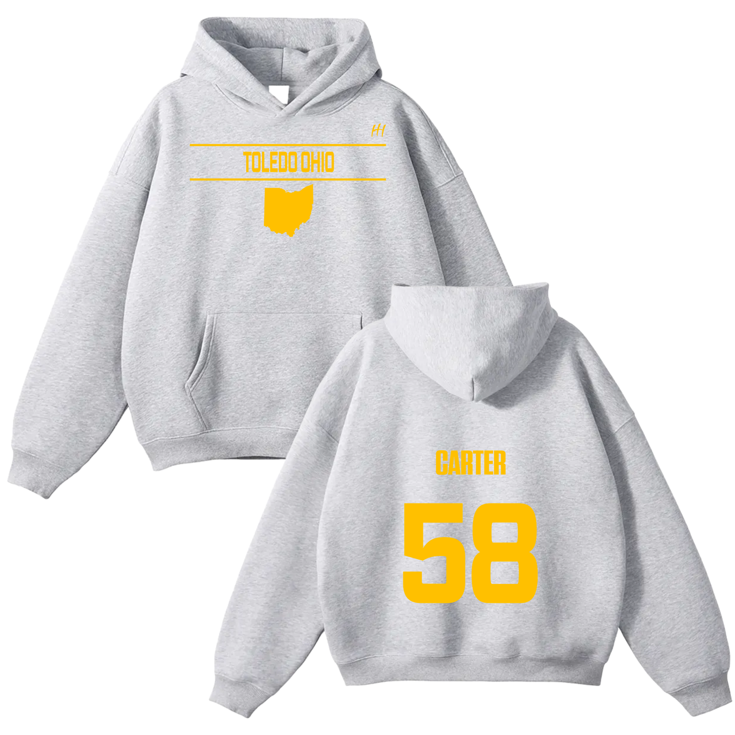 Carter Baldwin Oversize Fleeced Hoodie