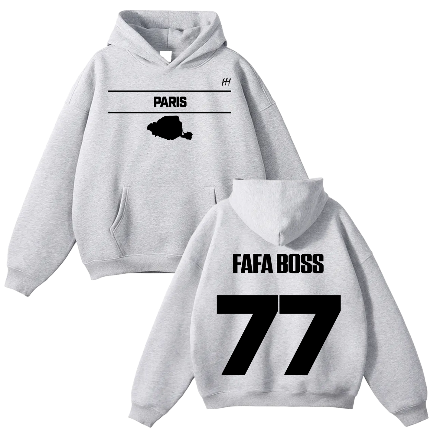 Pharel Bonne-Tirolien Oversize Fleeced Hoodie