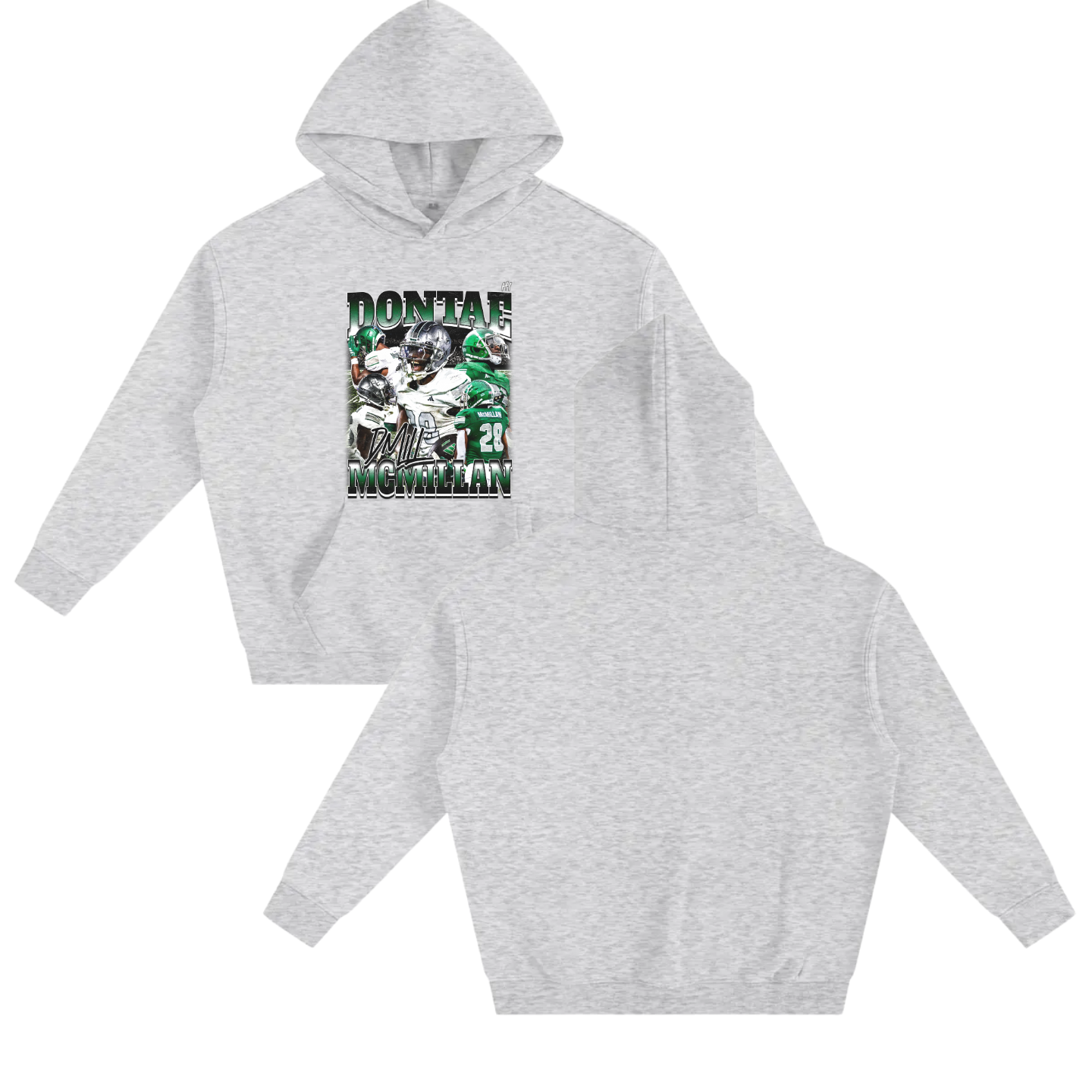 Dontae McMillan Oversize Fleeced Hoodie