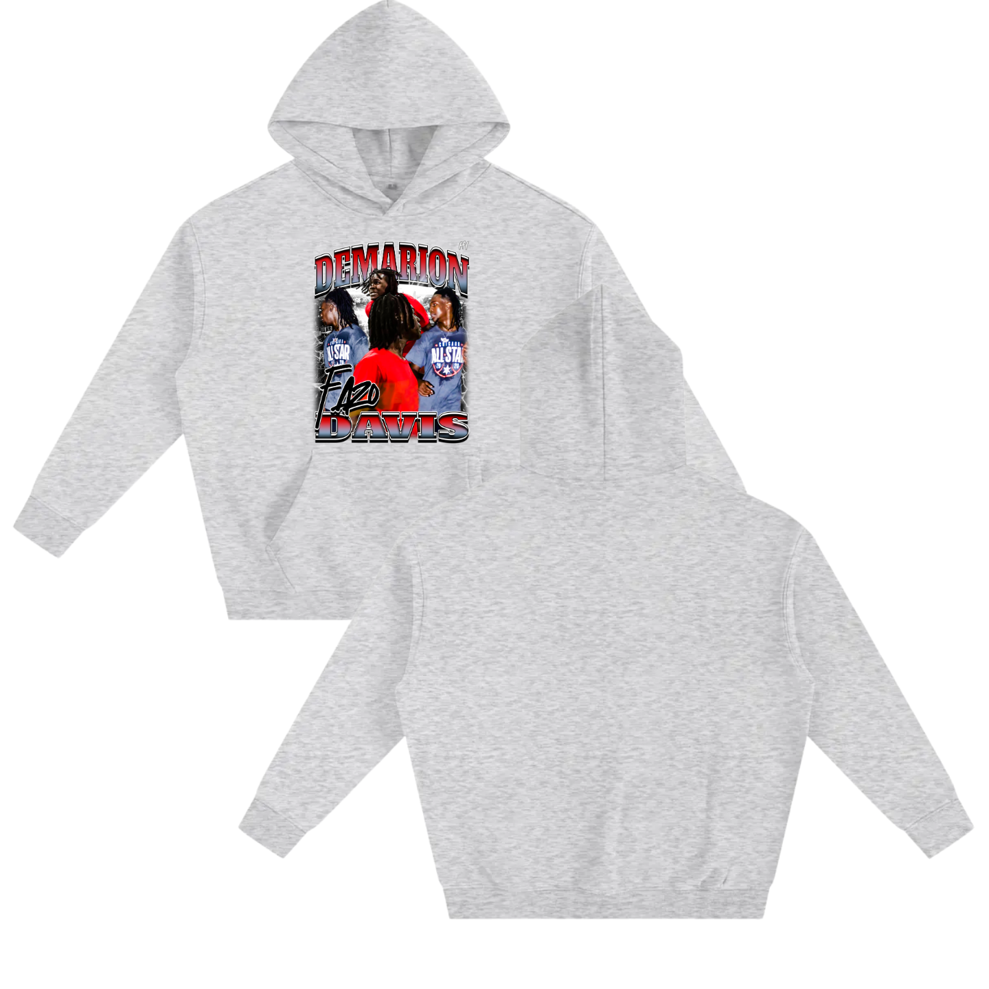 Demarion Davis Oversize Fleeced Hoodie