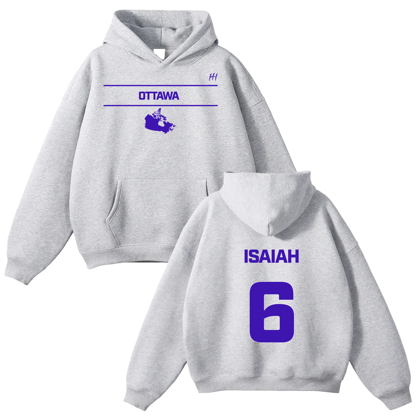 Isaiah Obiorah Oversize Fleeced Hoodie