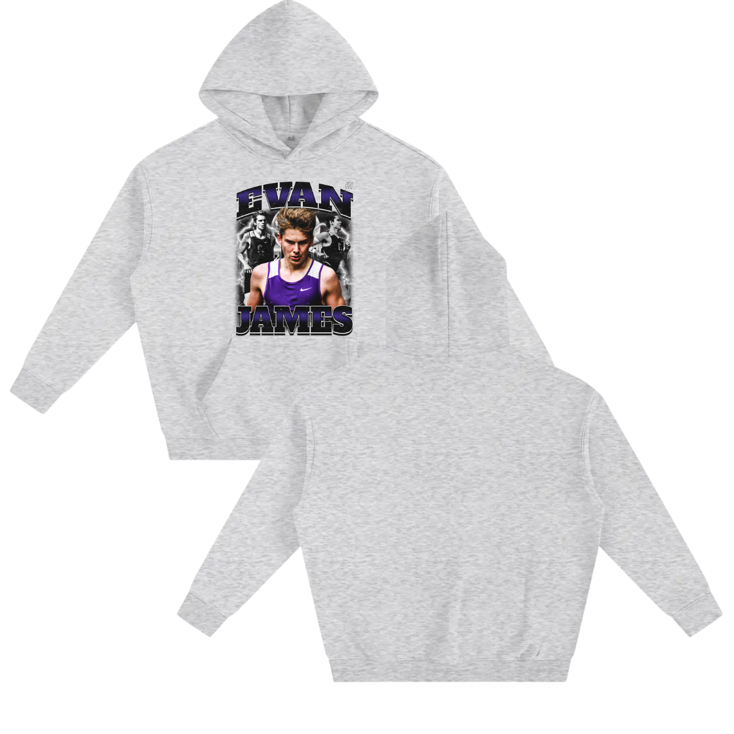 Evan James Oversize Fleeced Hoodie