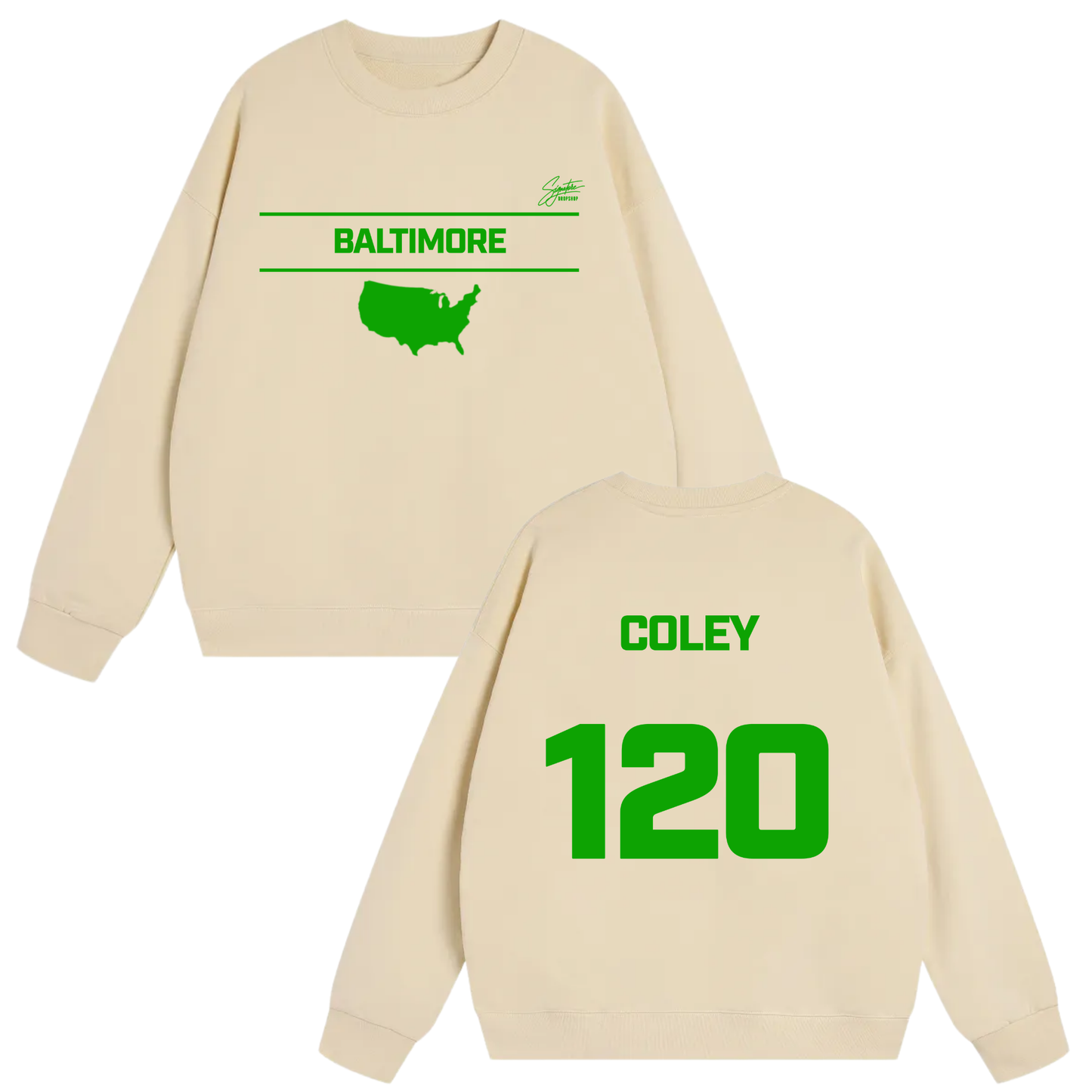 Sha’vion Coley Heavyweight Crewneck Sweatshirt