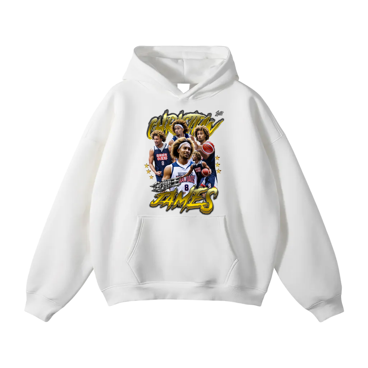 Christian James Oversize Fleeced Hoodie