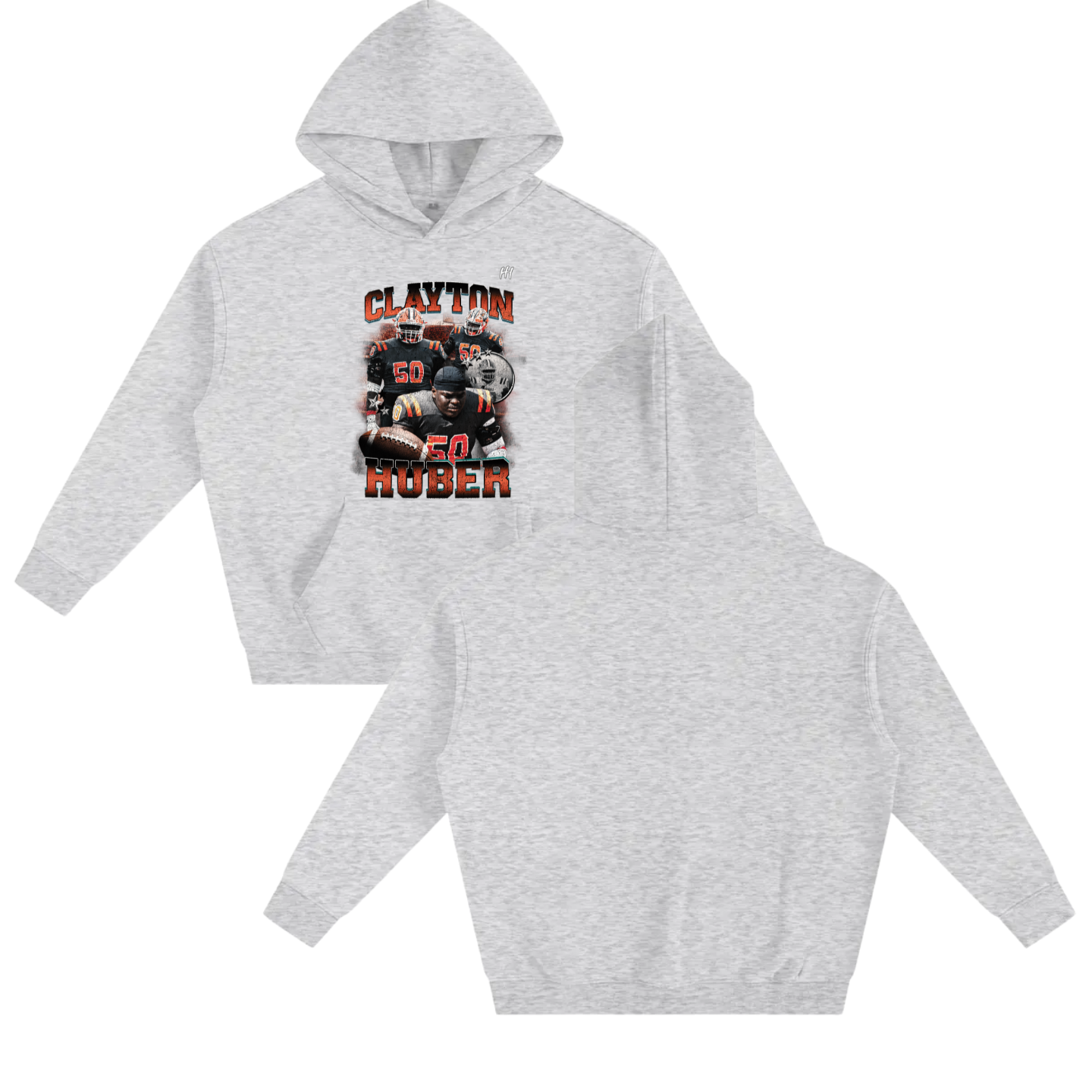 Clayton Huber Oversize Fleeced Hoodie