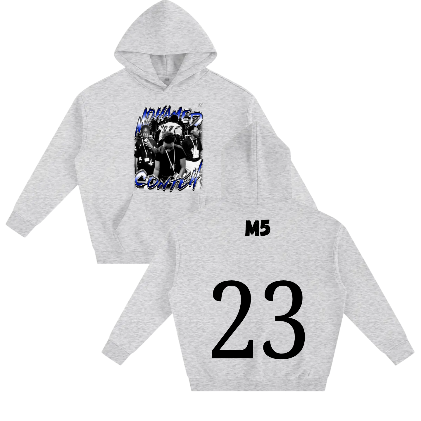 Mohamed Conteh Oversize Fleeced Hoodie