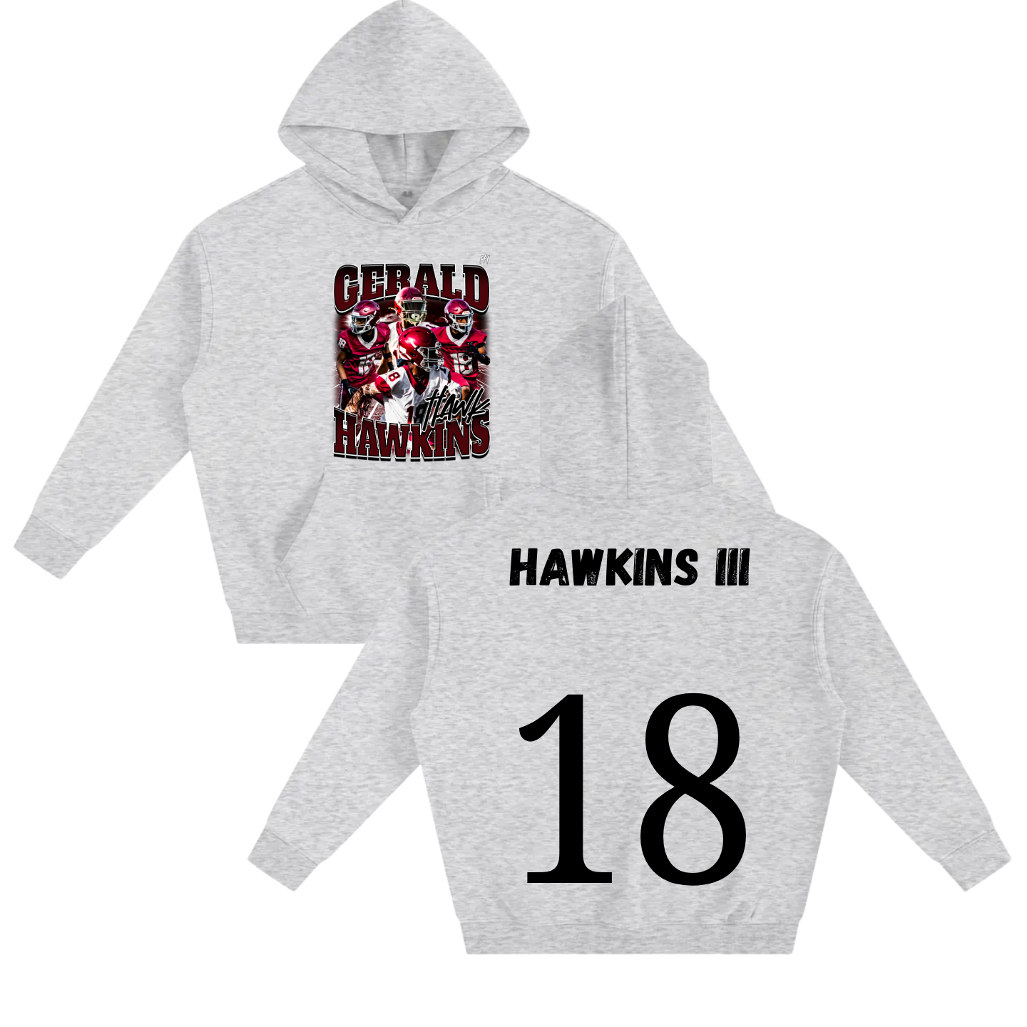 Gerald Hawkins Oversize Fleeced Hoodie