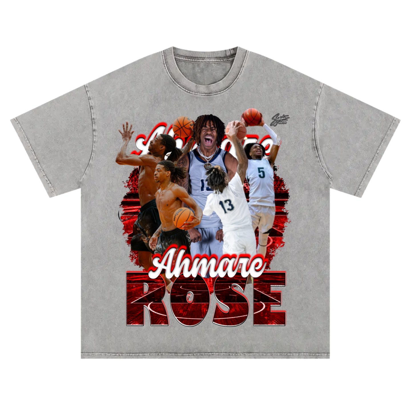 Ahmare Rose Oversized T-shirt