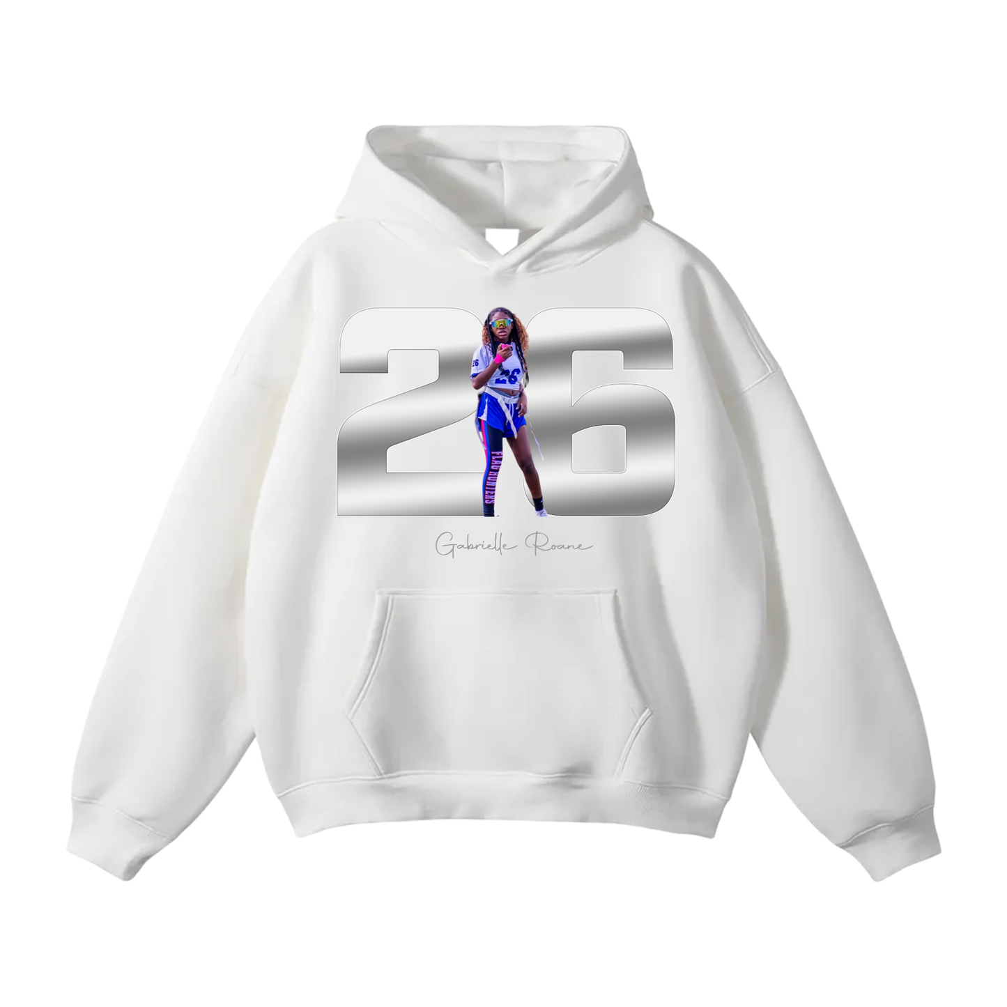 Gabrielle Roane Oversize Fleeced Hoodie