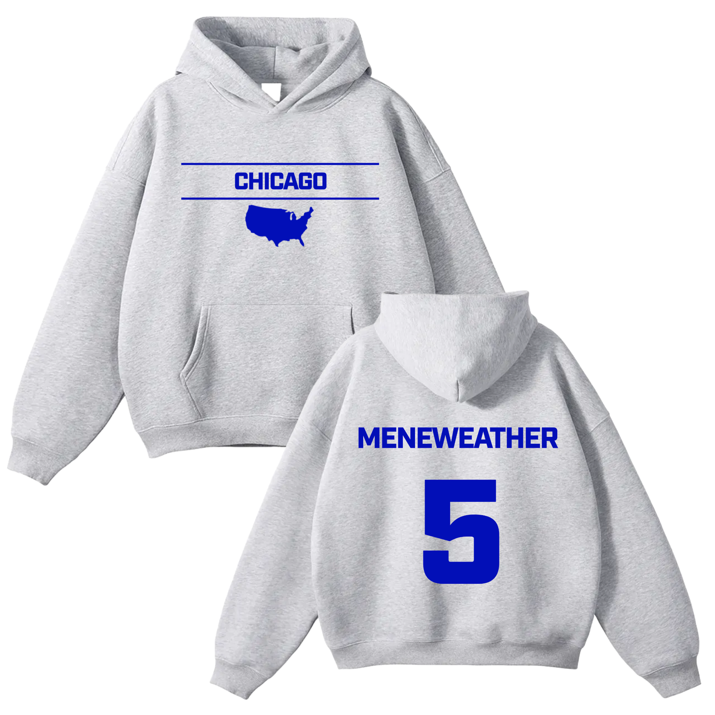 Caleel Meneweather Oversize Fleeced Hoodie