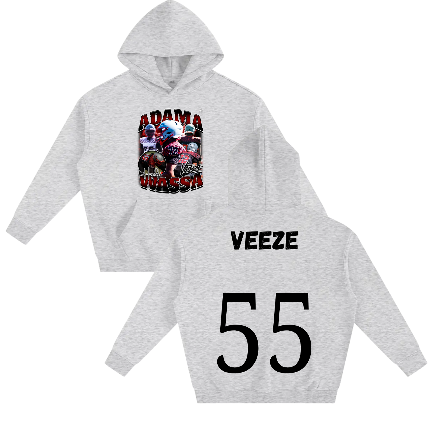 Adama Hadji Wassa Oversize Fleeced Hoodie