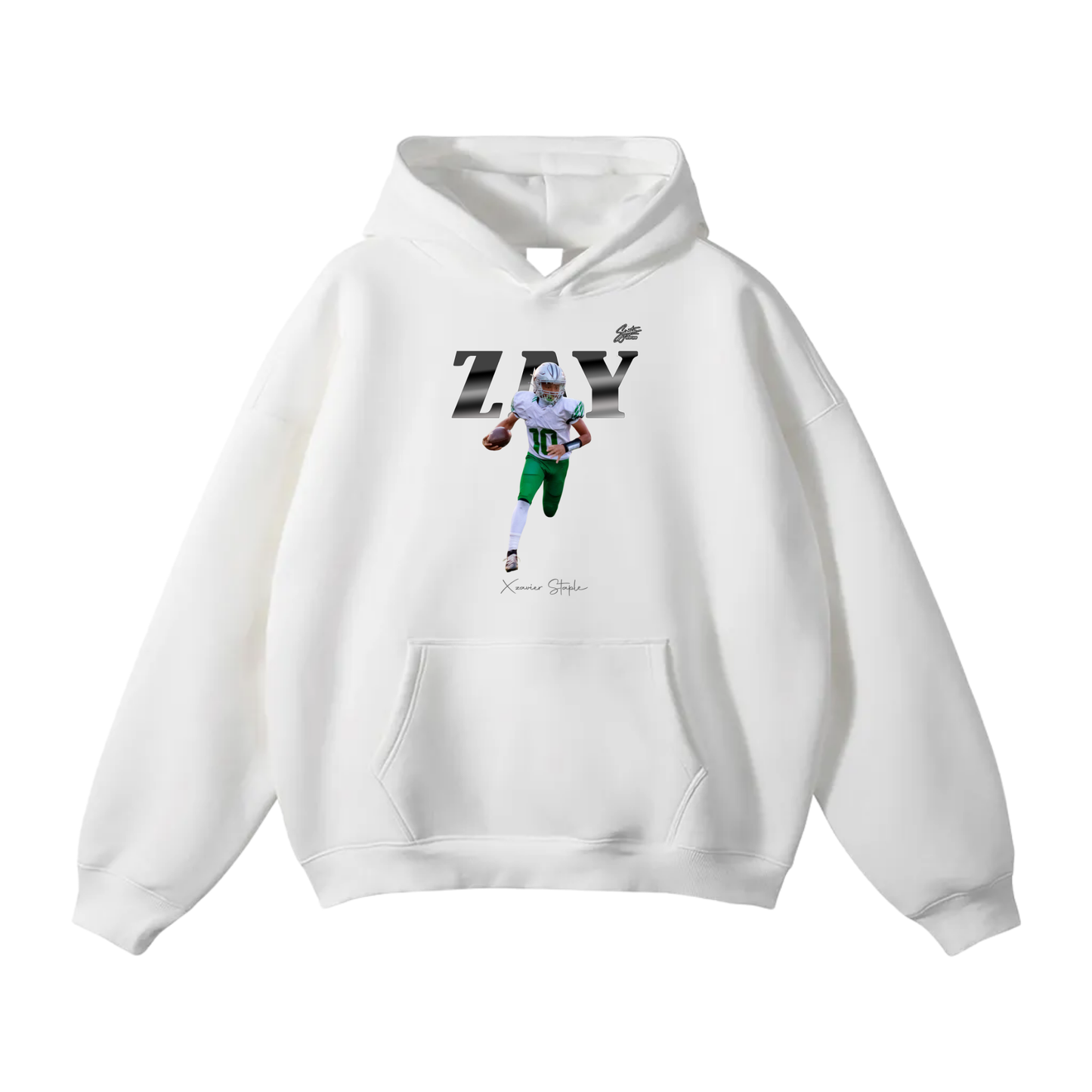Xzavier Staple Oversize Fleeced Hoodie