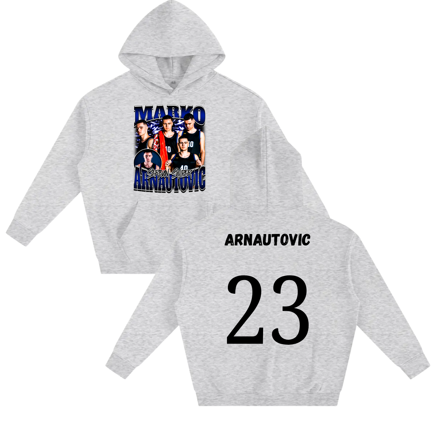 Marko Arnautovic Oversize Fleeced Hoodie