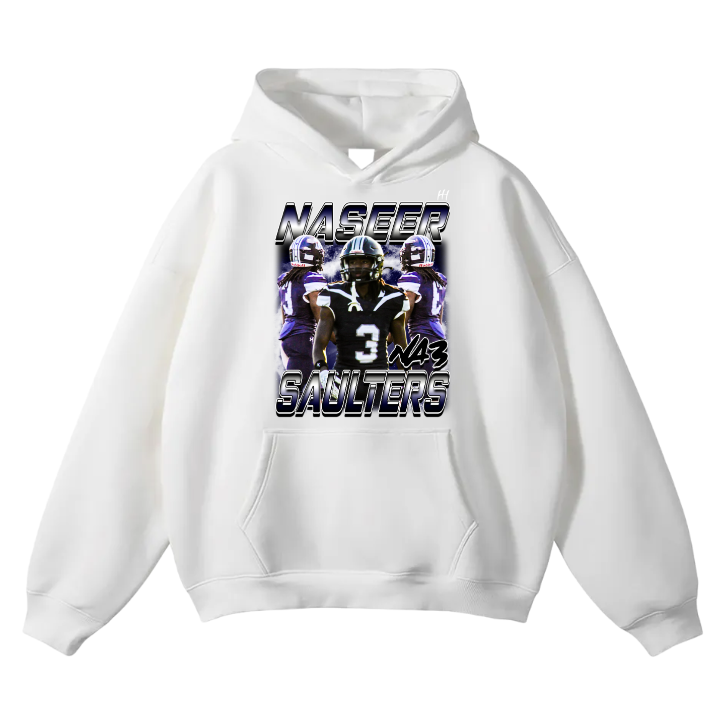 Naseer Saulters Oversize Fleeced Hoodie