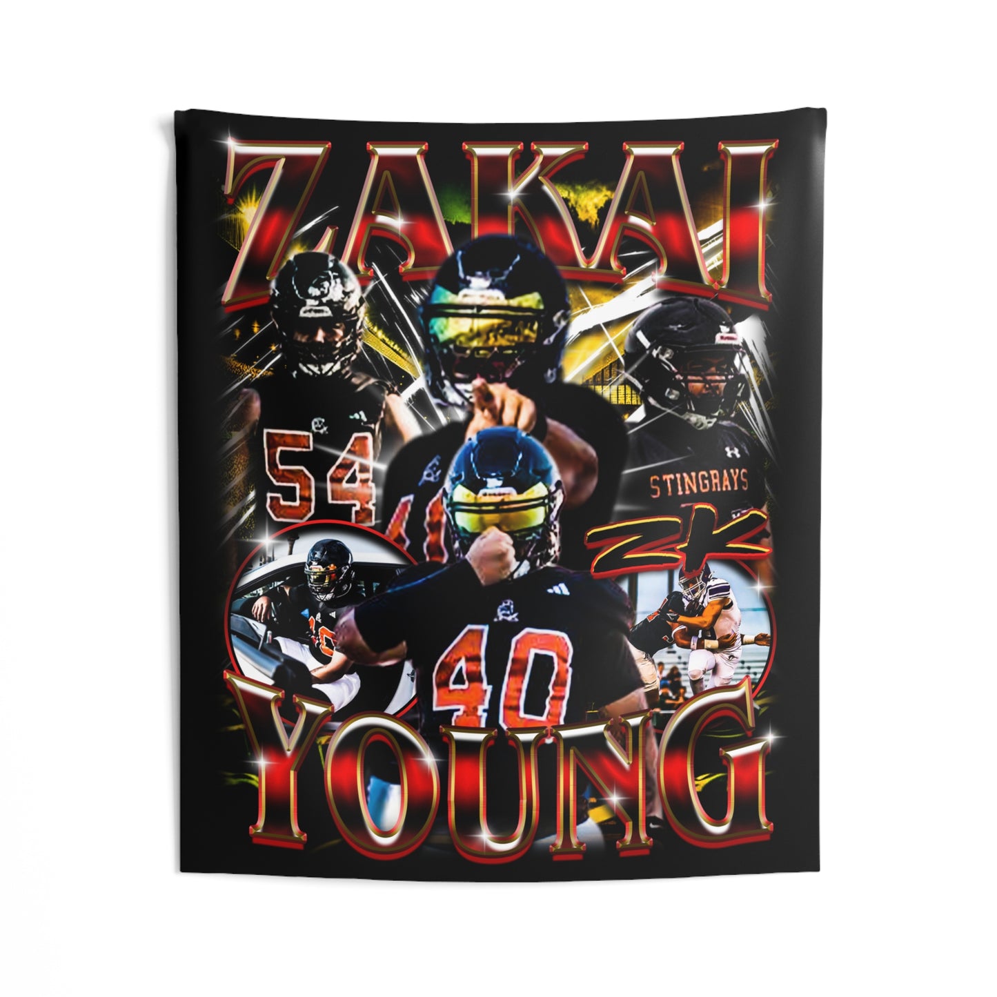 Zakai Young Tapestry 50” x 60”