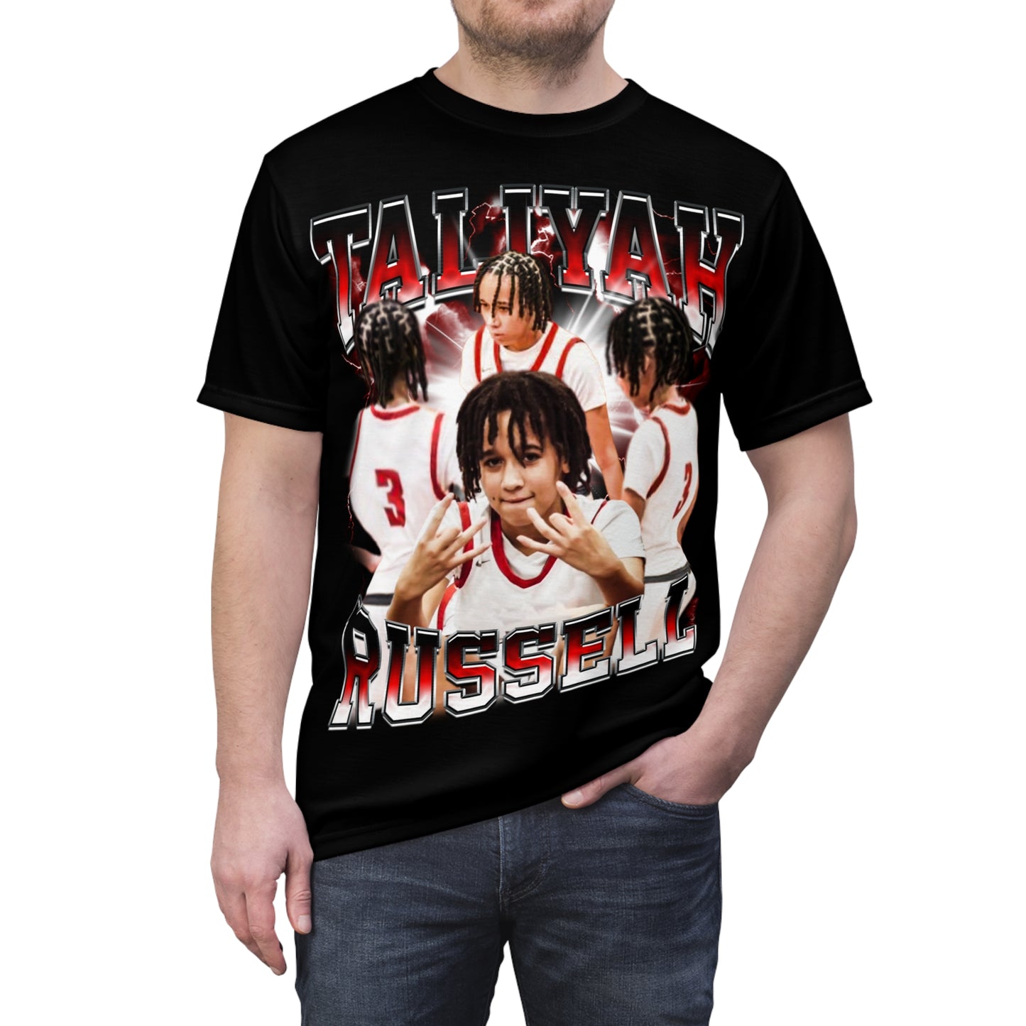 Taliyah Russell Vintage Full Print Tee