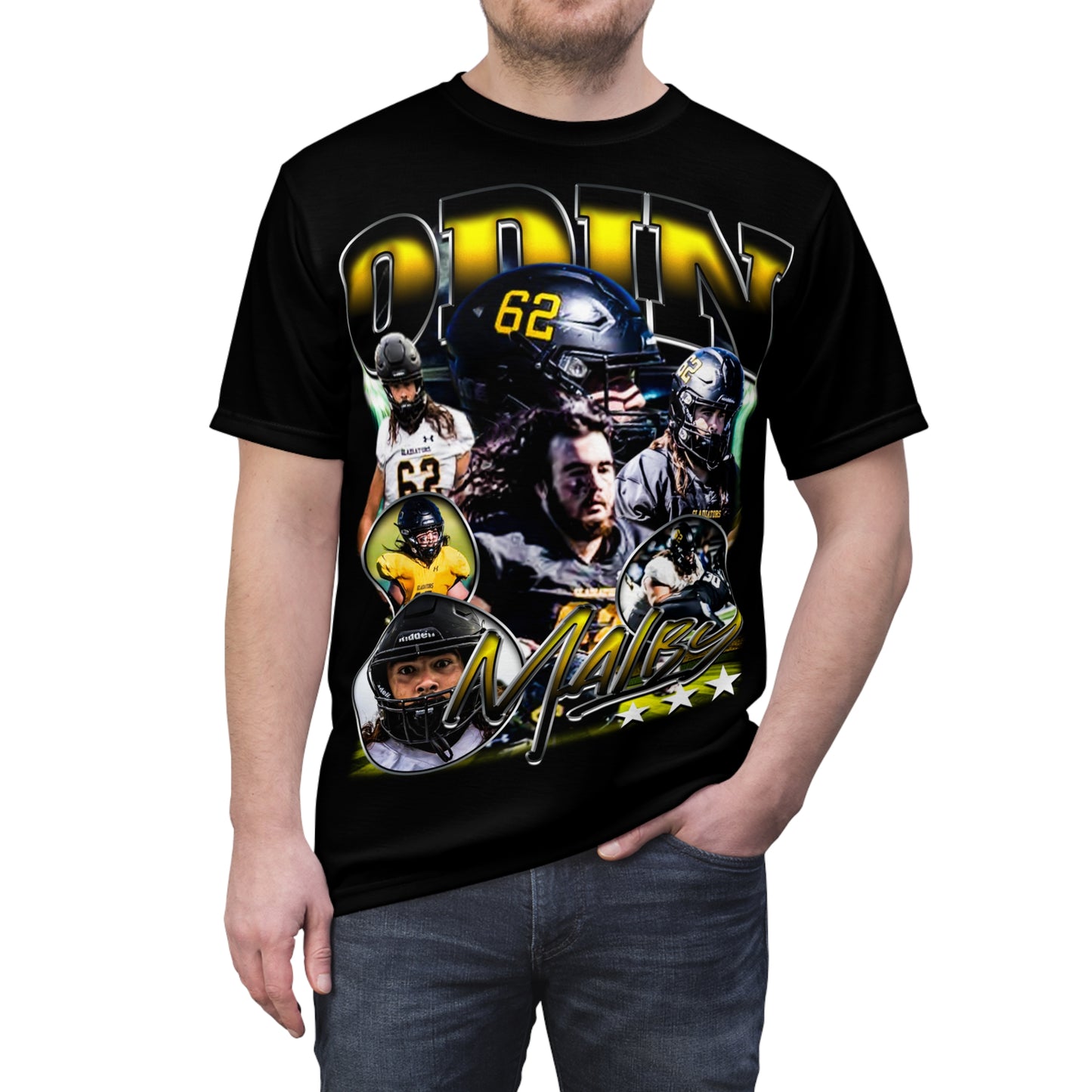 Odin Malby Vintage Full Print Tee