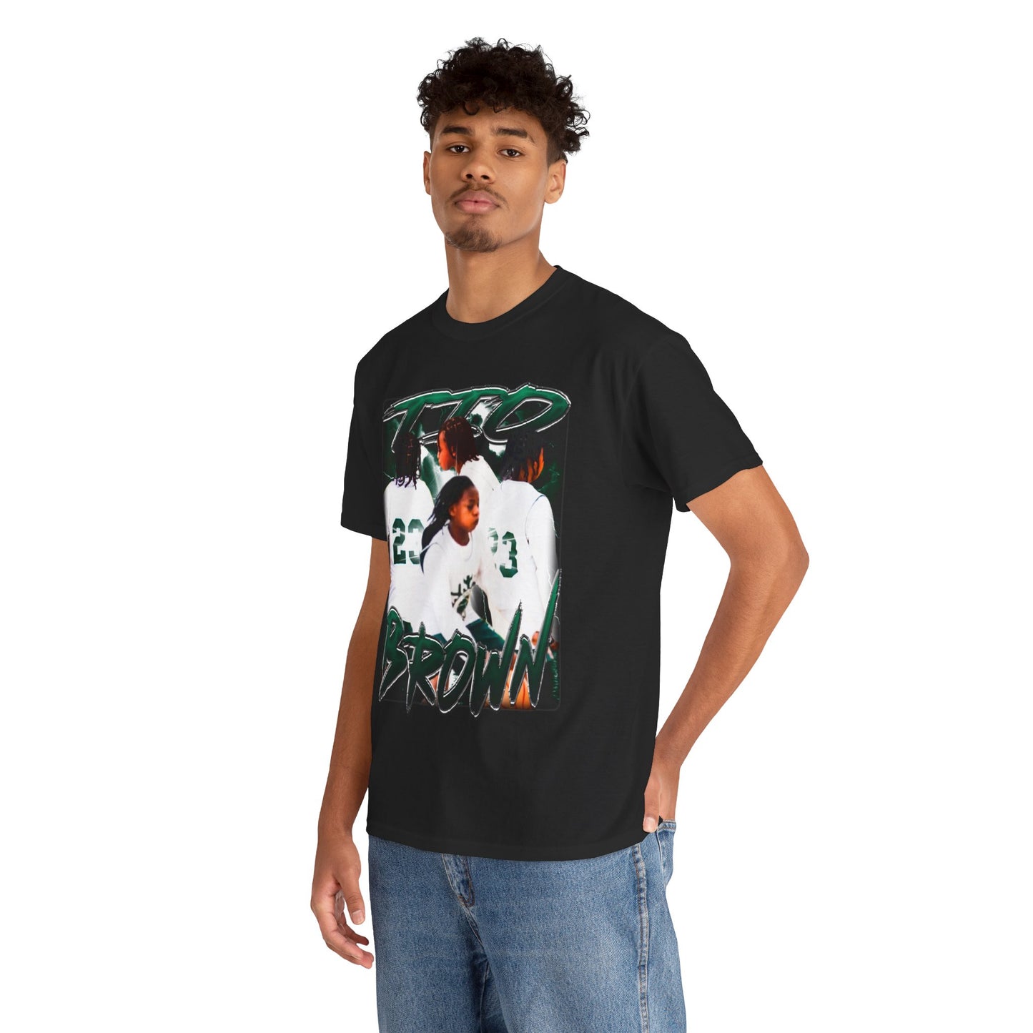 Tio Brown Heavy Cotton Tee