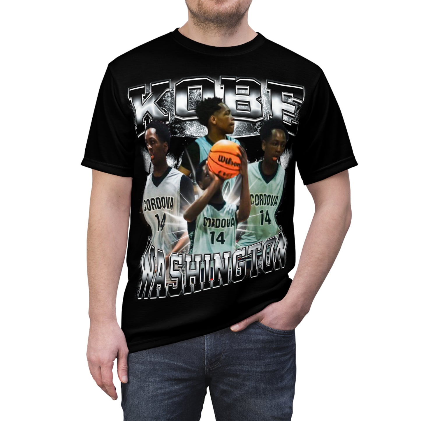 Kobe Washington Vintage Full Print Tee