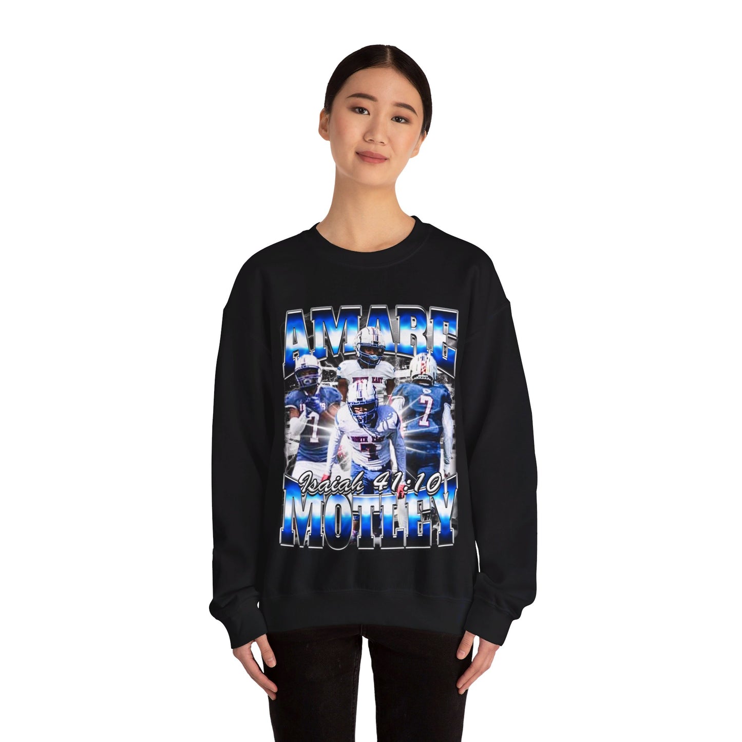 Amare Motley Crewneck Sweatshirt